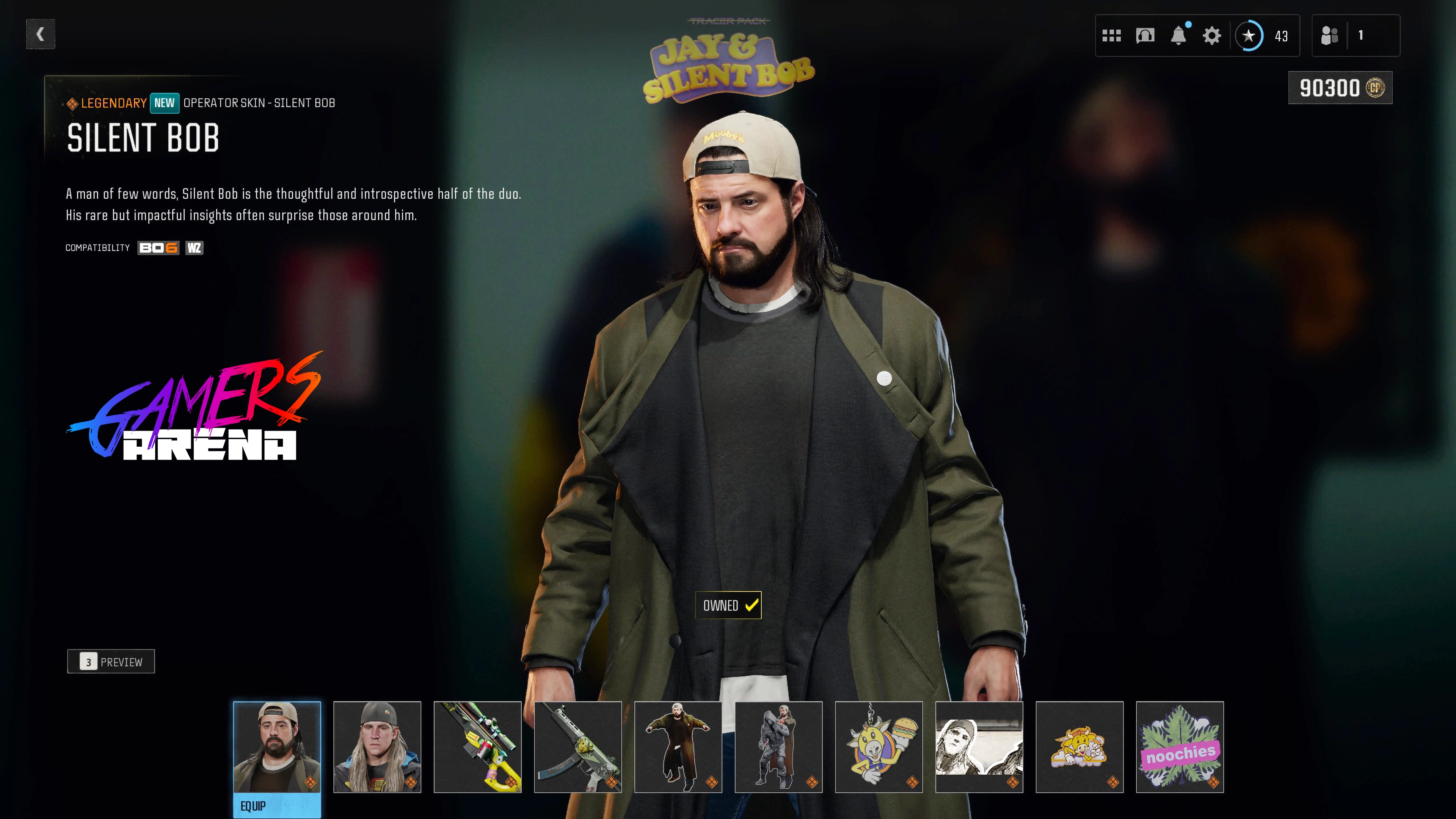 BO6 - Tracer Pack JAY AND SILENT BOB Operator Bundle Hard Unlocked PS XBOX PC - Ultra Rare