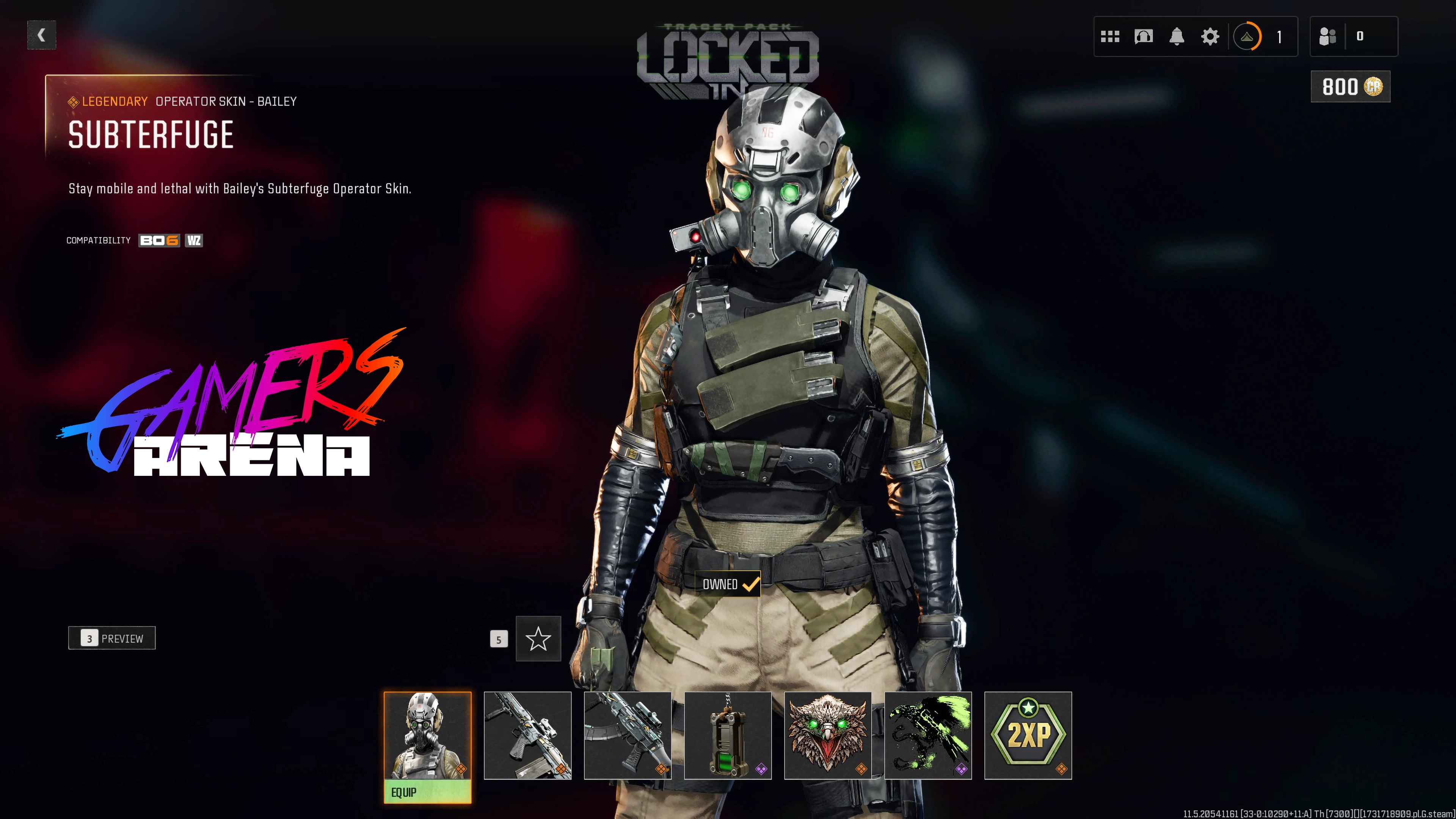 BO6 - Tracer Pack LOCKED IN Bailey Operator Skin Hard Unlocked PS XBOX PC - Ultra Rare