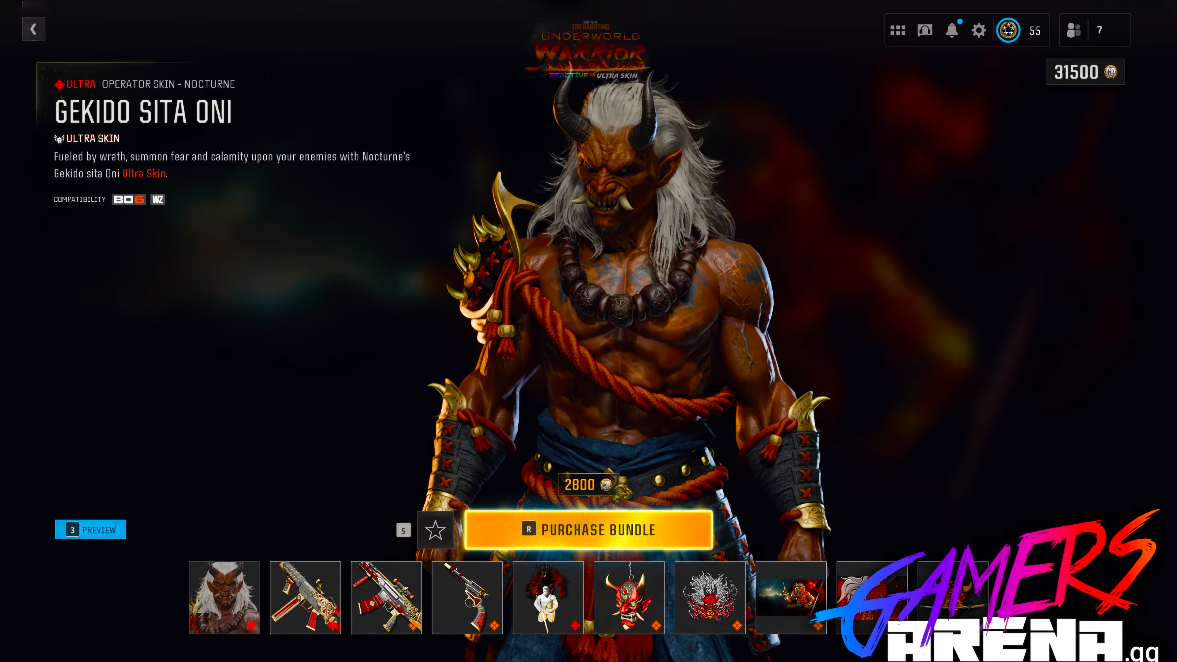 BO6 - Tracer Pack UNDERWORLD WARRIOR Nocturne Operator Skin Hard Unlocked PS XBOX PC - Ultra Rare BO6 - Tracer Pack UNDERWORLD WARRIOR Nocturne Operator Skin Hard Unlocked PS XBOX PC - Ultra Rare