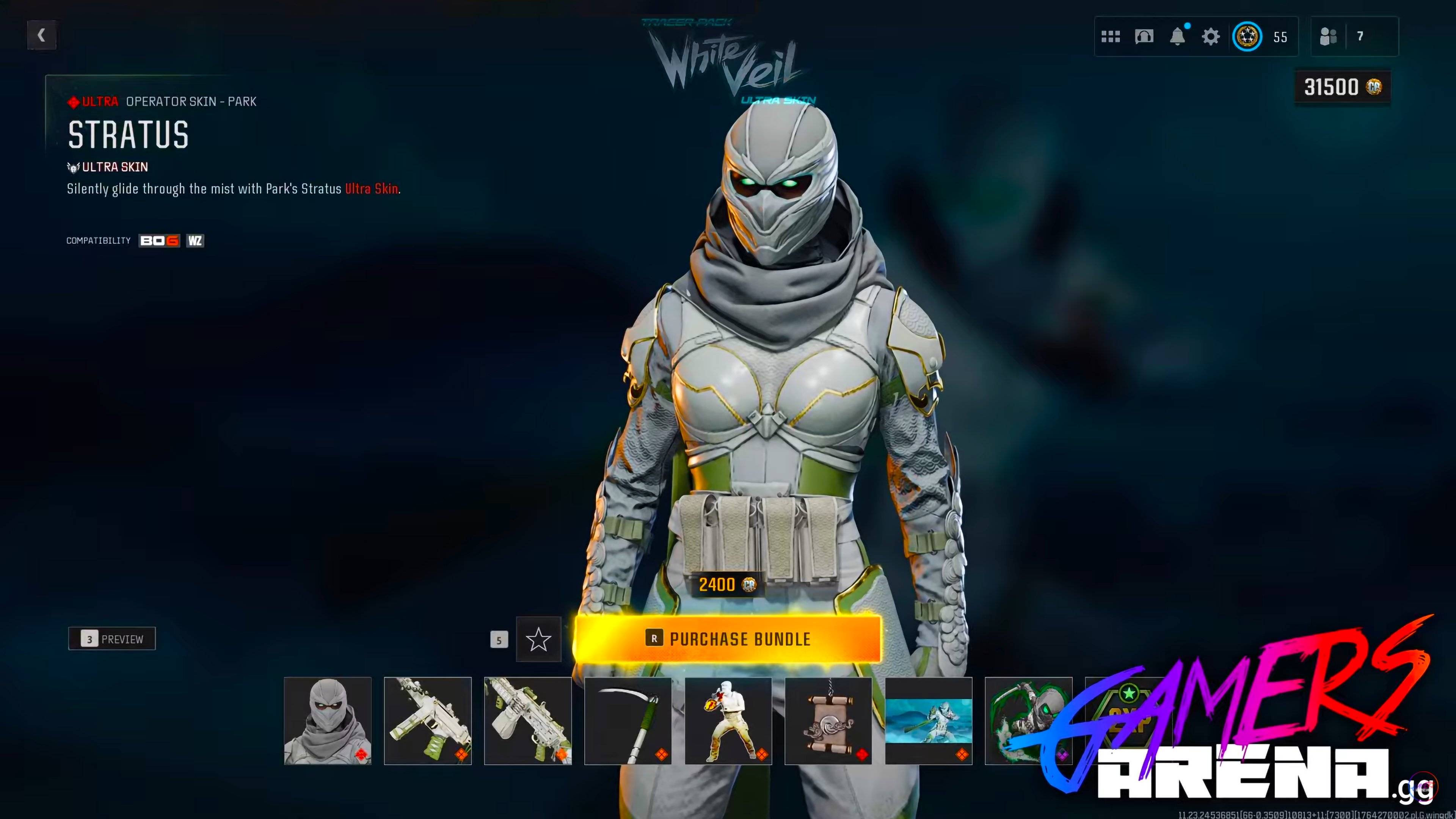 BO6 - Tracer Pack WHITE VEIL Park Operator Skin Hard Unlocked PS XBOX PC - Ultra Rare BO6 - Tracer Pack WHITE VEIL Park Operator Skin Hard Unlocked PS XBOX PC - Ultra Rare