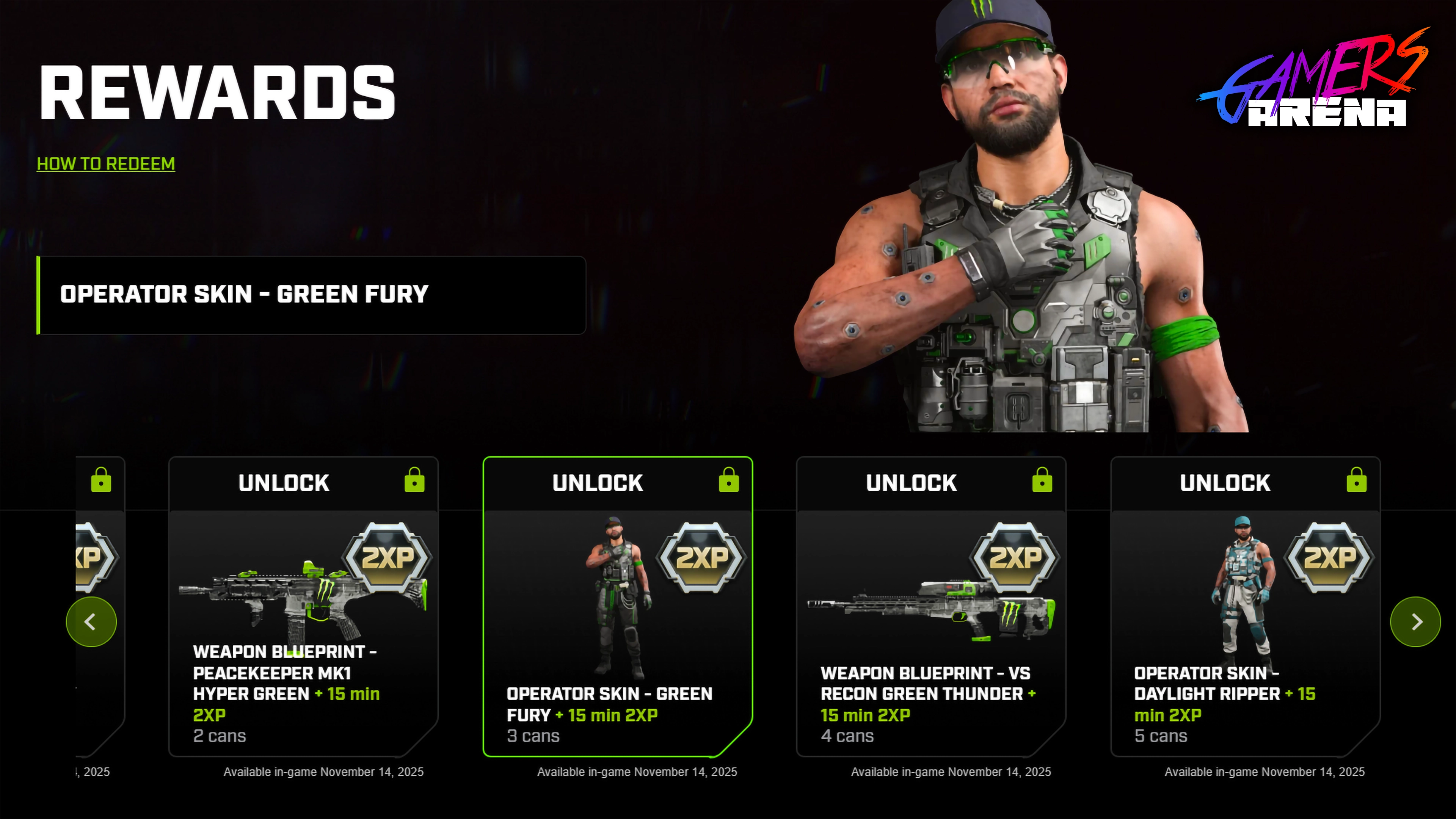 Black Ops 7 Monster Energy Full Promo Set | All 5 DLC Codes (Region Free) Black Ops 7 Monster Energy Full Promo Set | All 5 DLC Codes (Region Free)