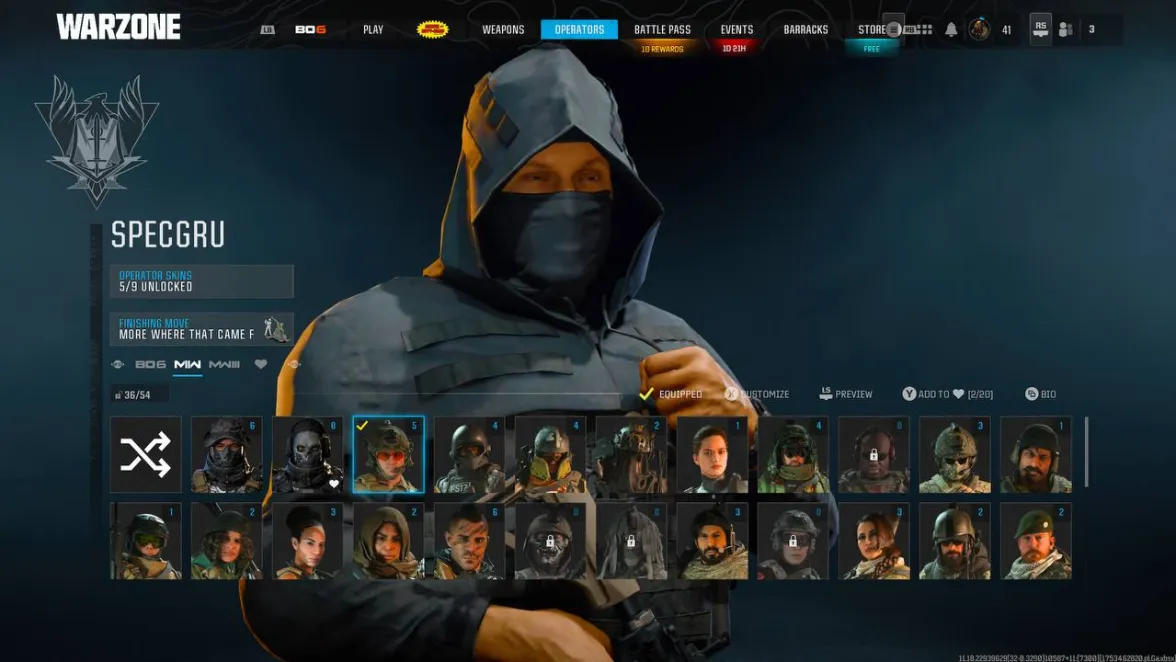 Account banner