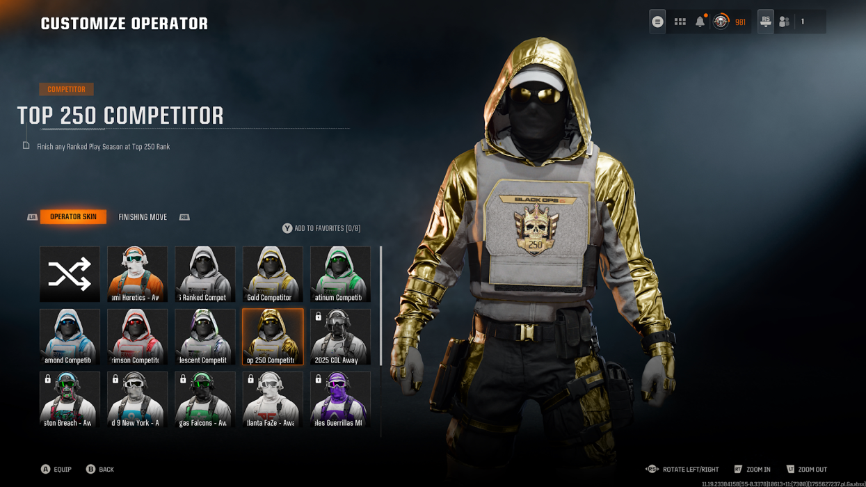 Account banner